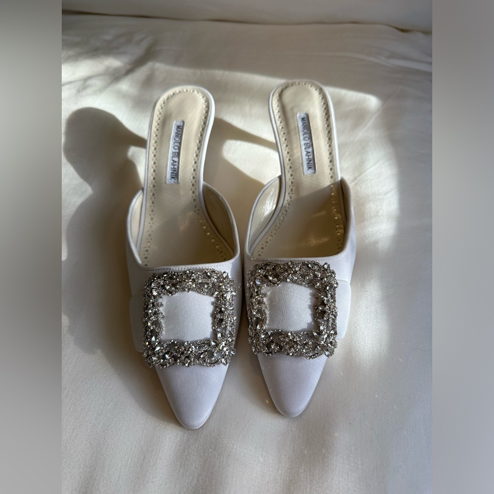 Manolo Blahnik Maysale Jewel Mules